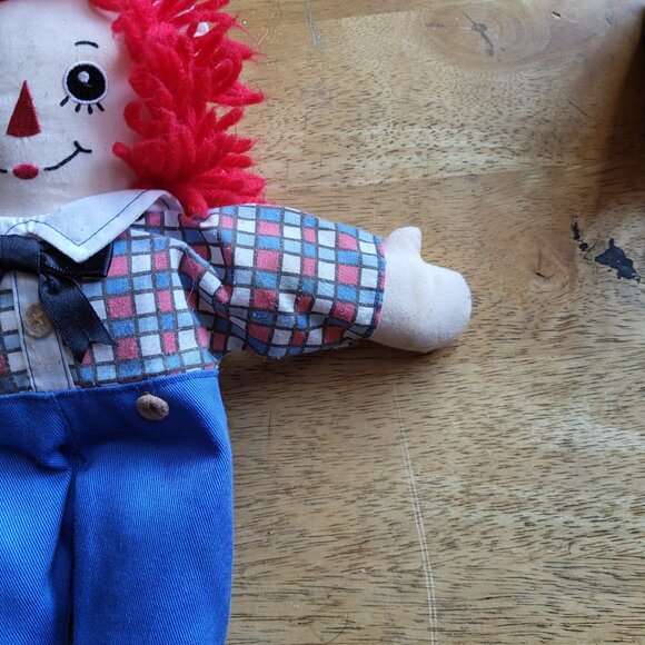 Vintage/Classic Raggedy Andy Small Plush Toy Doll GUC SEE PICTURES - Picture 4 of 7